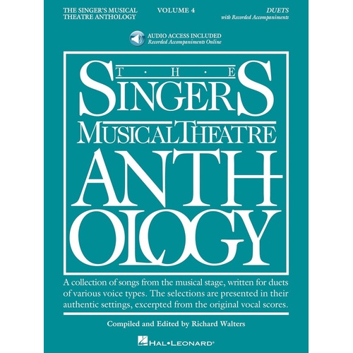 Singers Musical Theatre Anth Duets V4 Book/Online Audio 