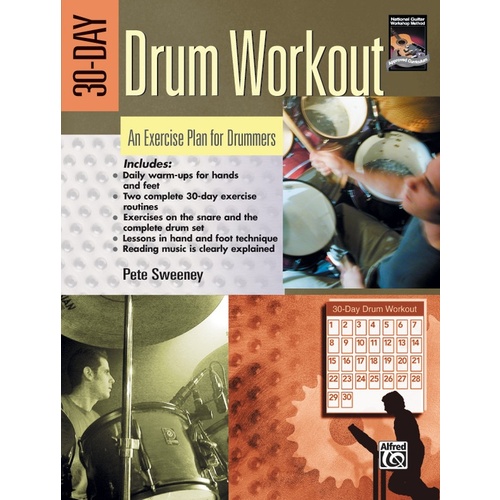 30 Day Drum Workout Book/DVD