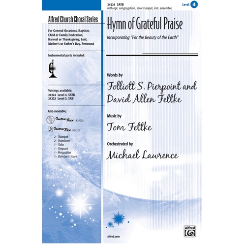 Hymn Of Grateful Praise SATB Arr Lawrence