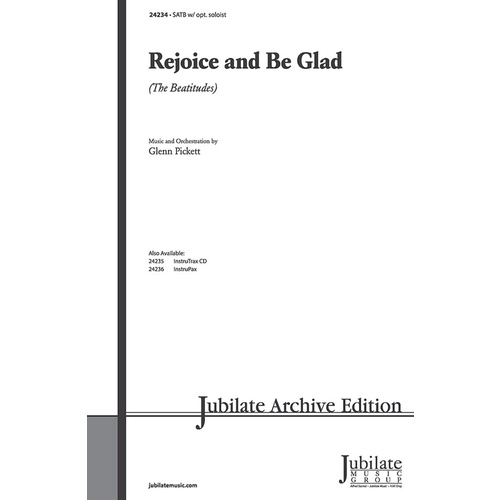Rejoice And Be Glad SATB