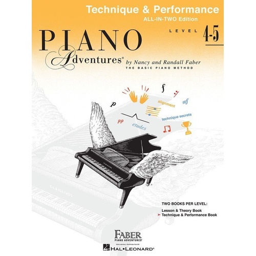 Piano Adventures All-In-Two Level 4-5 Technique & Performance Book