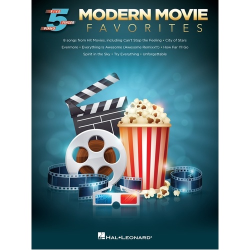 Modern Movie Favorites For Five Finger Piano (Softcover Book)