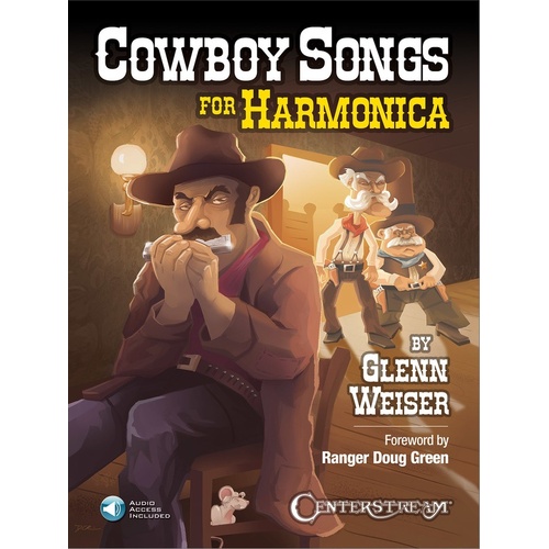 Cowboy Songs For Harmonica Book/Online Audio (Softcover Book/Online Audio)