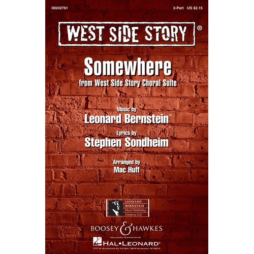 Somewhere 2 Part (Octavo)