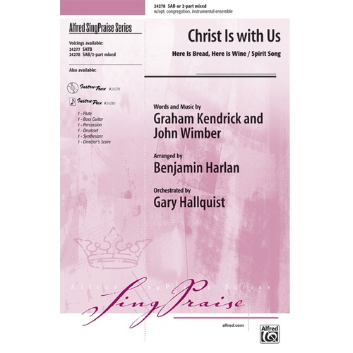 Christ Is With Us SAB Or 2 Part Mixed Arr Harlan