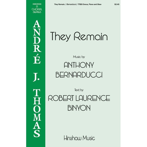 They Remain TTBB (Octavo)
