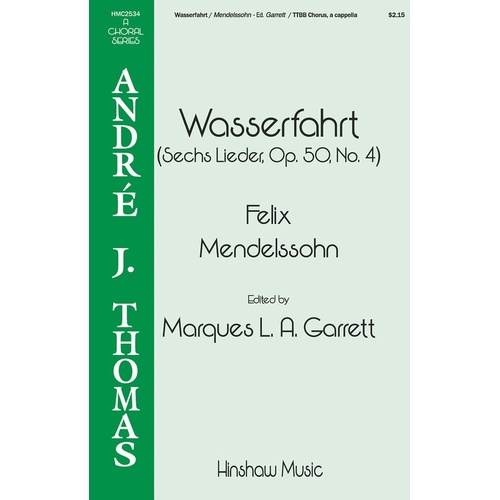 Wasserfarht TTBB (Octavo)