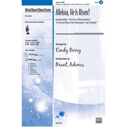 Alleluia He Is Risen SATB Arrangement by Berry
