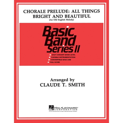 All Things Bright And Beautiful Bb2 (Music Score/Parts)