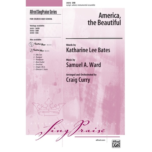 America the Beautiful SAB Arrangement by Curry