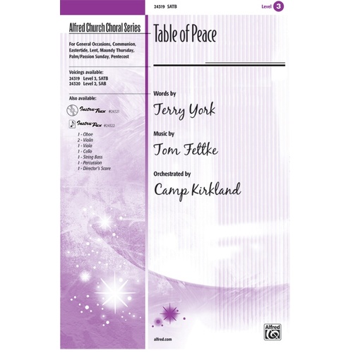 Table of Peace SATB Arrangement by Kirkland