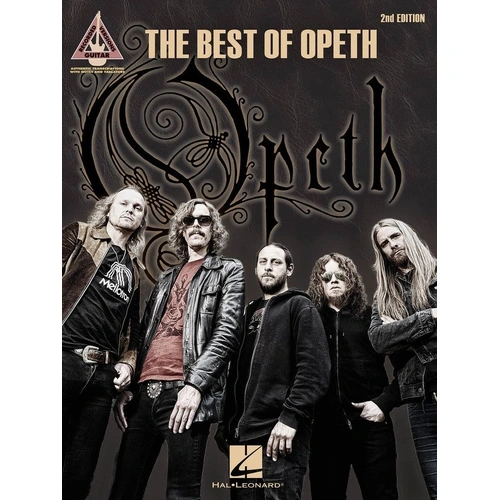 The Best of Opeth 2nd Edition Guitar Tab RV - 16 Transcriptions in Standard Notation & TAB, 160 Pages, Hal Leonard Series