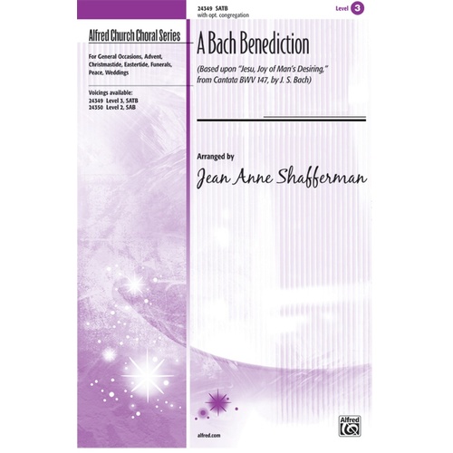 Bach Benediction SATB Arrangement by Shafferman