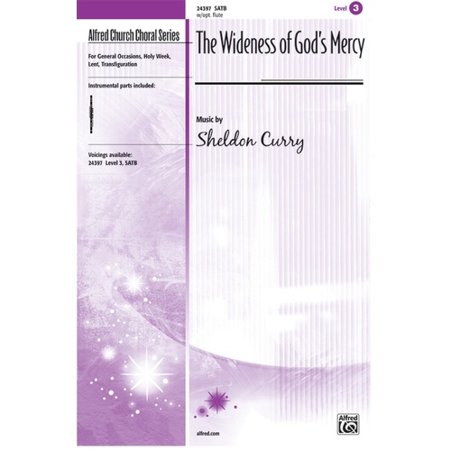 Wideness of God's Mercy SATB Choral Sheet Music