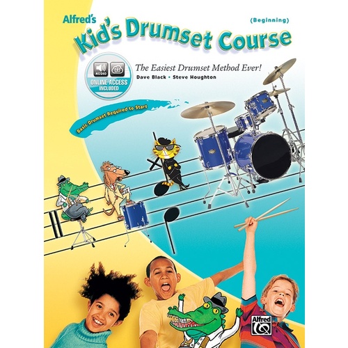 Alfreds Kids Drumset Course Book/CD