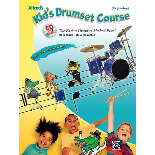 Alfred's Kids Drumset Course Book with CD
