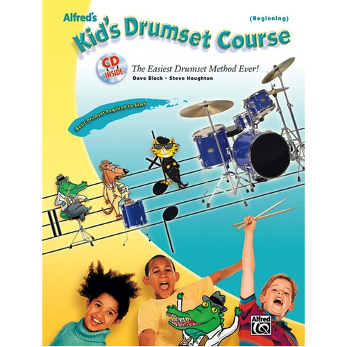 Alfred's Kids Drumset Course Book with CD