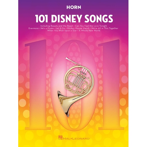 101 Disney Songs For Horn 
