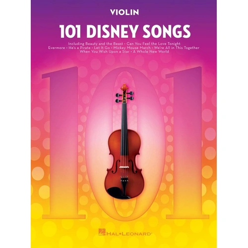 101 Disney Songs for Violin by Hal Leonard