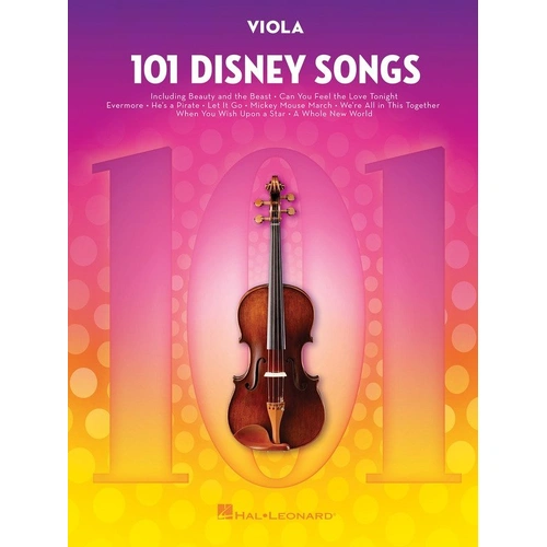 101 Disney Songs for Viola by Hal Leonard