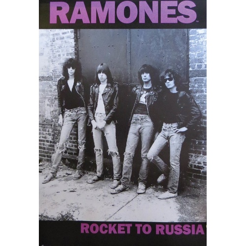 The Ramones - Rocket To Russia Poster