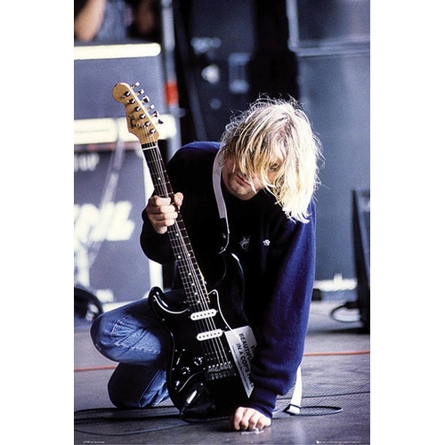 Kurt Cobain - Electric Guitar Poster