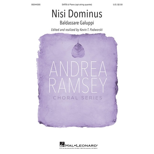 Nisi Dominus SATB (Octavo)