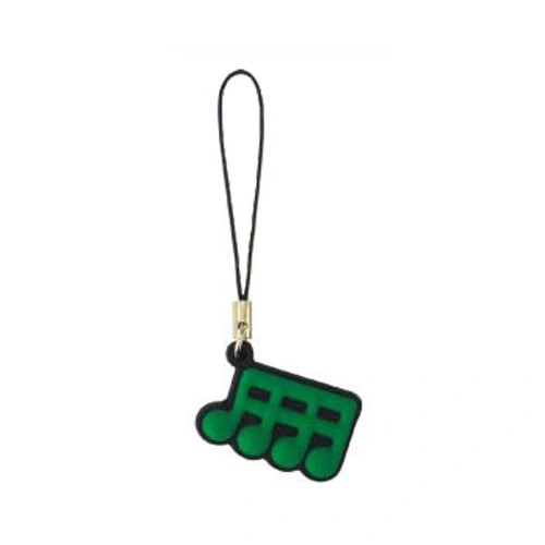 Mobile Phone Chain - Coloured Quaver Keyring