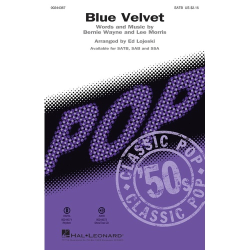 Blue Velvet ShowTrax CD (CD Only)