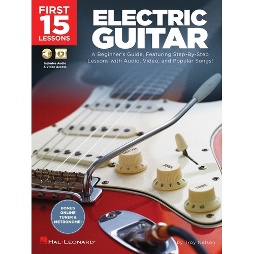 First 15 Lessons Electric Guitar Book/Online Media (Softcover Book/Online Media)