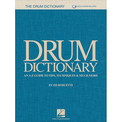 Drum Dictionary Book/Online Audio (Softcover Book/Online Audio)