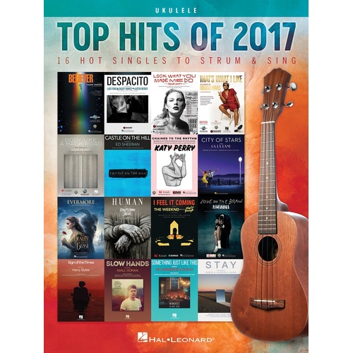 Top Hits Of 2017 For Ukulele (Softcover Book)
