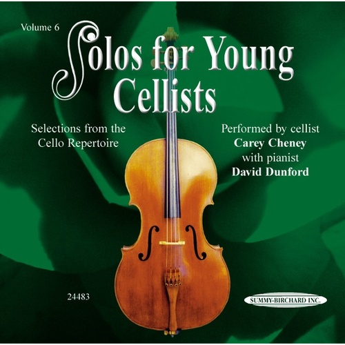 Solos For Young Cellists Vol 6 CD