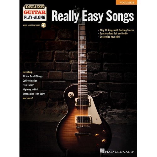 Really Easy Songs Guitar Playalong V2 Book/Online Audio (Softcover Book/Online Audio)