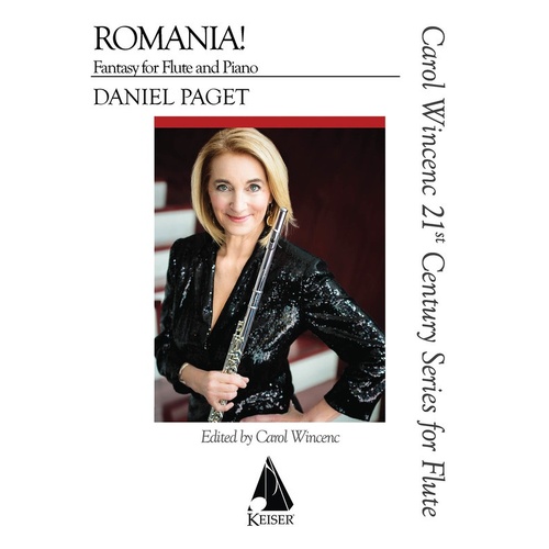 Paget - Romania! Fantasy For Flute And Piano (Softcover Book)