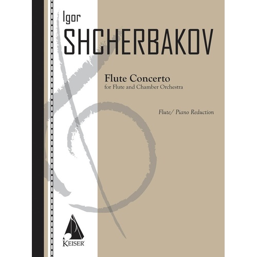 Shcherbakov - Concerto For Flute/Piano (Softcover Book)