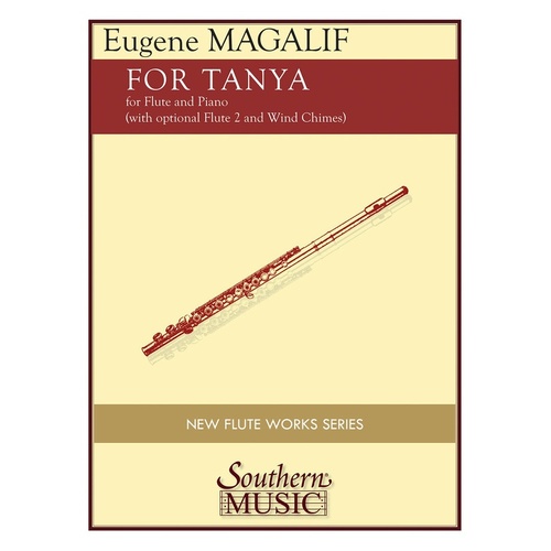 Magalif - For Tanya For Flute Duo/Piano (Softcover Book)