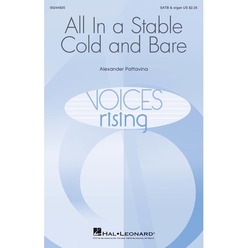 All In A Stable Cold And Bare SATB (Octavo)
