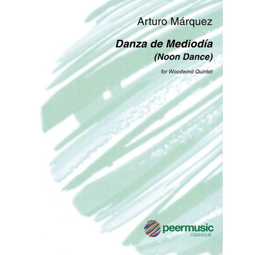 Marquez - Danza De Mediodia Woodwind Quintet Score/Parts