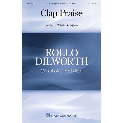 Clap Praise SATB/Mezzo/Speaker/Piano (Octavo)