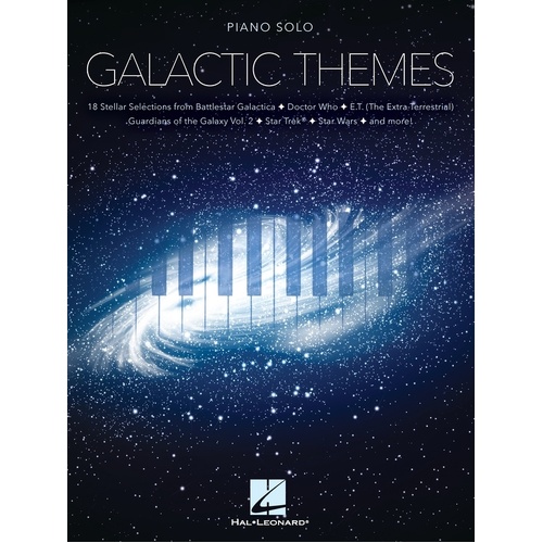 Galactic Themes For Piano Solo (Softcover Book)