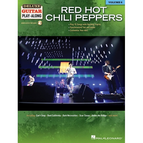Red Hot Chili Peppers Deluxe Guitar Playalong V8 Book/Online Audio (Softcover Book/Online Audio)