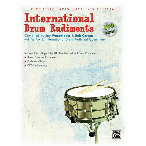 International Drum Rudiments Book/DVD