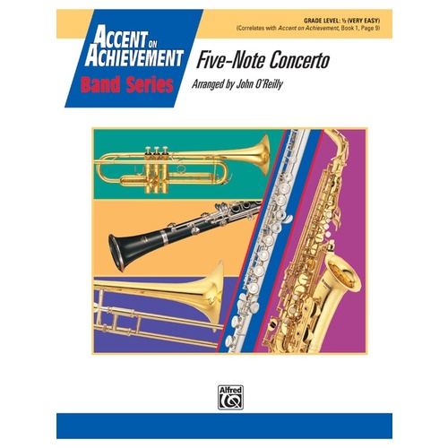 Five Note Concerto Concert Band Gr 0.5 Conductor Score