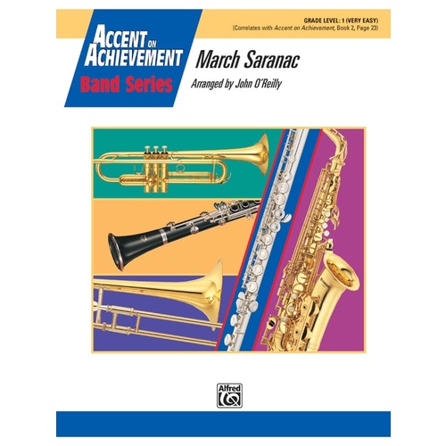 March Saranac Concert Band Gr 1 Conductor Score