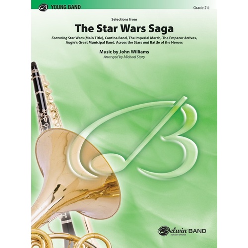 Star Wars Saga Selections Concert Band Sheet Music Grade 2.5