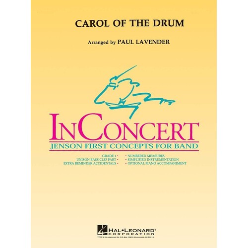 Carol Of The Drum Concert Band 1.5 