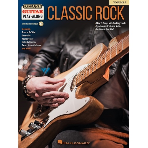 Classic Rock Deluxe Guitar Playalong V7 Book/Online Audio (Softcover Book/Online Audio)