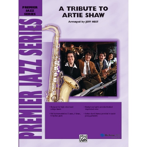 Tribute to Artie Shaw Jazz Ensemble Sheet Music Grade 4