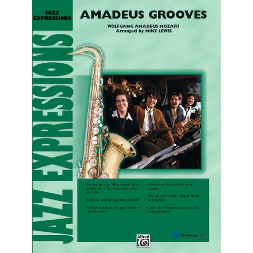 Amadeus Groove JE Gr 2 - Jazz Ensemble Sheet Music for Mozart's 40th Symphony